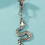 belly-button-piercing-ring-sliver-snake-body-jewelry-2 belly button jewellery