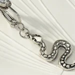 belly-button-piercing-ring-sliver-snake-body-jewelry-3 belly button jewellery
