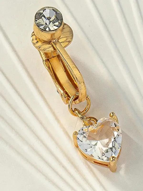 belly-button-piercing-ring-zircon-heart-body-jewelry-3 belly button jewellery