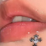 body-jewellery-cross-zircon-lip-piercing-studs-4 piercing jewelry
