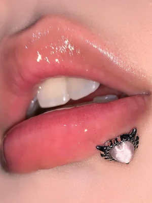 body-jewellery-heart-wig-lip-piercing-studs-1 piercing jewelry