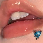 body-jewellery-heart-zircon-lip-piercing-studs-1 piercing jewelry