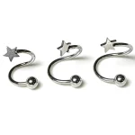 body-jewellery-star-titanium-lip-piercing-rings-3 lip piercing rings