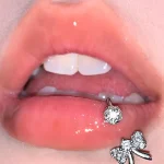 body-jewellery-zircon-bownot-lip-piercing-rings-2 piercing jewelry