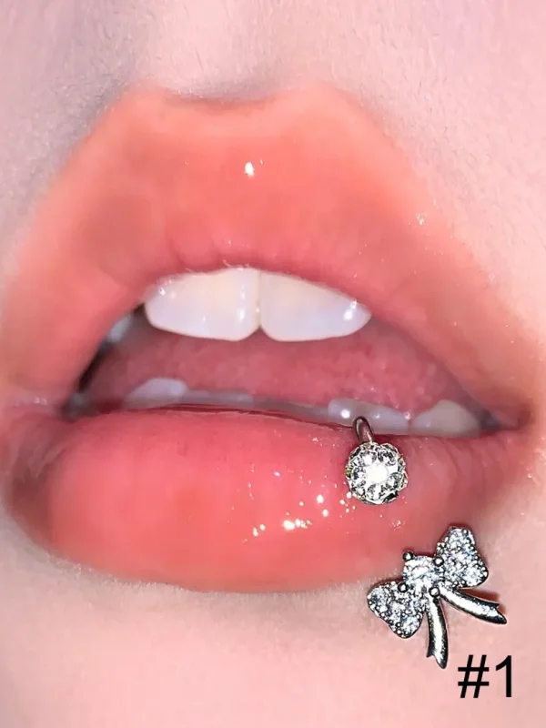 body-jewellery-zircon-bownot-lip-piercing-rings-2 piercing jewelry