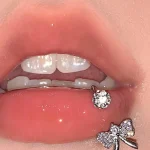 body-jewellery-zircon-bownot-lip-piercing-rings-3 piercing jewelry