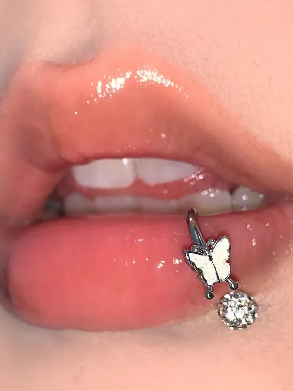 body-jewellery-zircon-butterfly-lip-piercing-rings-1 piercing jewelry