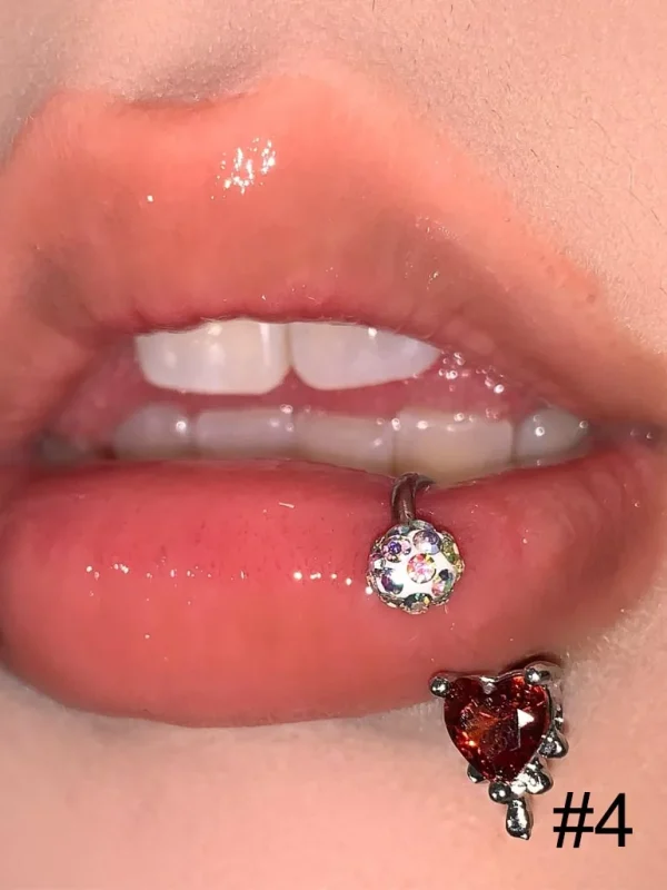 body-jewellery-zircon-heart-lip-piercing-rings-5 piercing jewelry