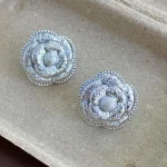 camellia-earring-golden-sliver-colors-2 sliver earrings