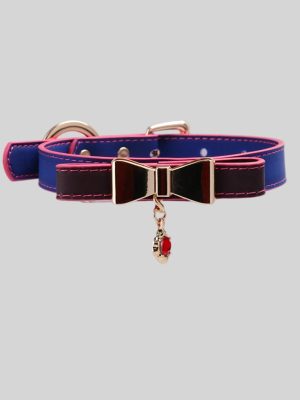 check-necklace-bow-collar-1 choker necklaces