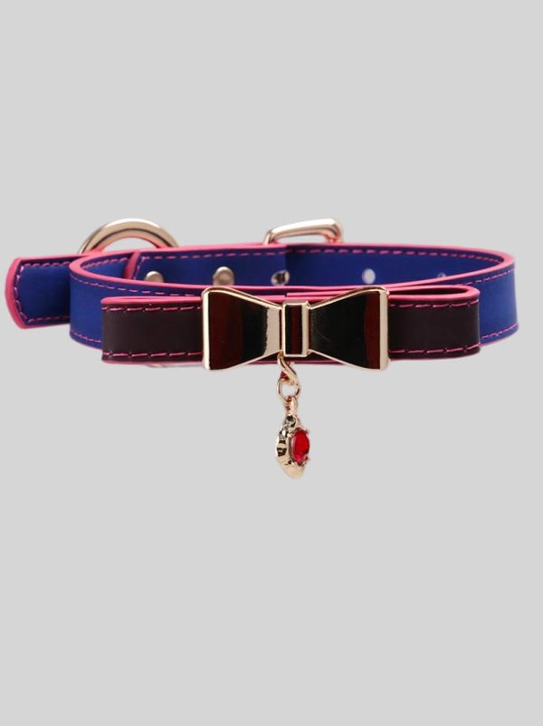 check-necklace-bow-collar-1 choker necklaces
