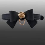 check-necklace-bow-rose-collar-1 choker necklaces