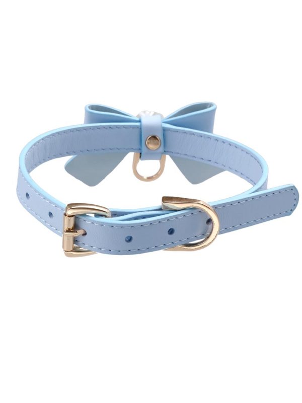 check-necklace-bow-rose-collar-6 choker necklaces