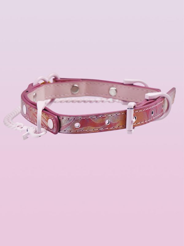 check-necklace-cute-pink-heart-collar-3 choker necklaces