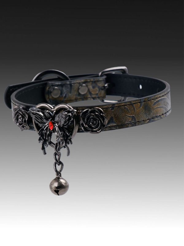 check-necklace-gothic-black-butterfly-collar-2 choker necklaces