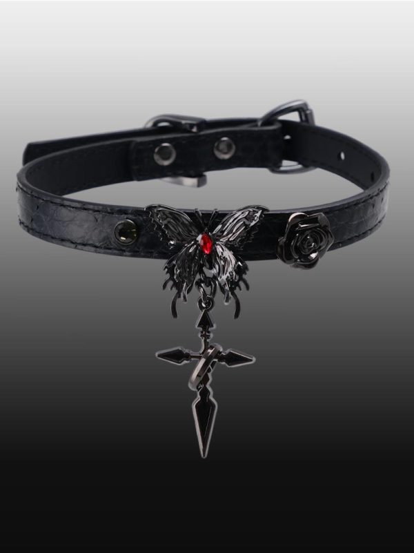 check-necklace-gothic-butterfly-collar-1 choker necklaces