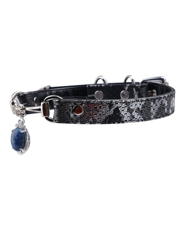 choker-necklace-blue-pendant-collar-4 choker necklaces