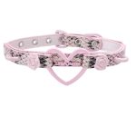 choker-necklace-pink-snake-pattern-collar-1 choker necklaces