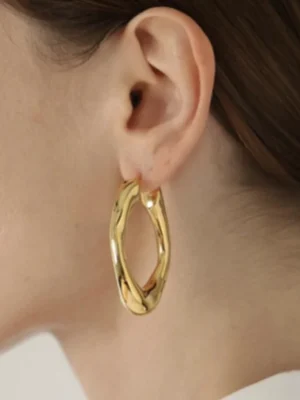 corrugated-hollow-gold-earrings-1 basic earrings