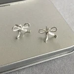 cute-earrings-metal-bow-desgin-4 bow earrings