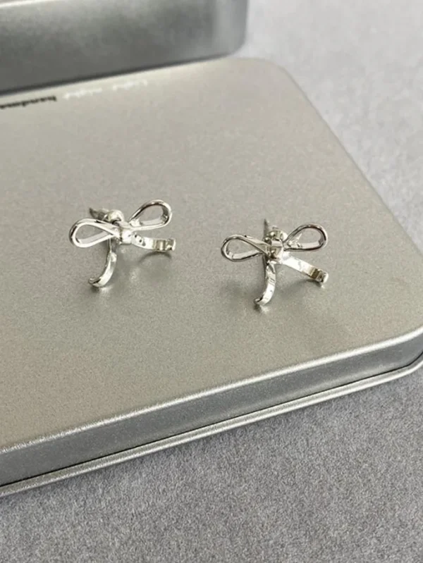 cute-earrings-metal-bow-desgin-4 bow earrings