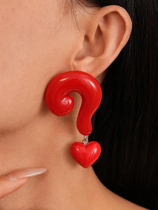cute-earrings-question-mark-shape-3 cute ear studs