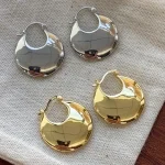 ear-piercing-jewelry-basic-frisbee-ear-studs-2 gold earrings
