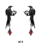 ear-piercing-jewelry-black-crow-ear-studs-2 ear jewellery
