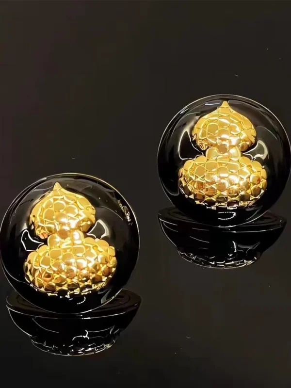 ear-piercing-jewelry-chinese-gourd-ear-studs-4 gold earrings