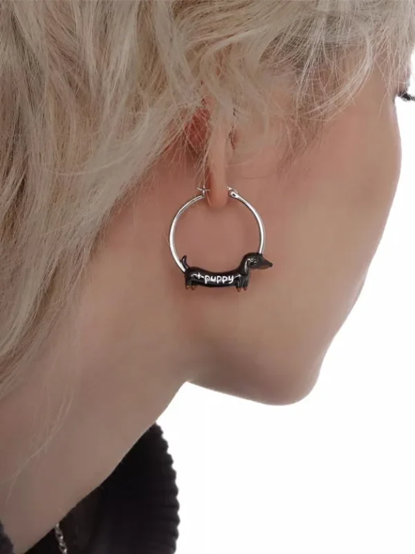 ear-piercing-jewelry-cute-dachshund-ear-ring-3 ear jewellery
