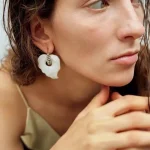 ear-piercing-jewelry-enamel-leaf-ear-rings-2 vintage earrings