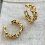 ear-piercing-jewelry-knot-sun-ear-rings-4 gold earrings