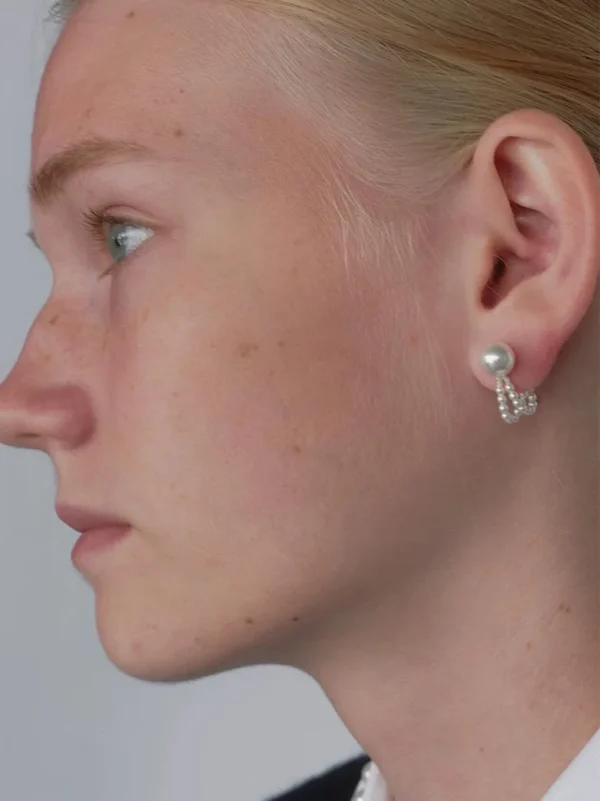 ear-piercing-jewelry-pearl-chain-leaf-ear-studs-3 ear jewellery