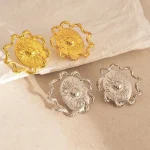 ear-piercing-jewelry-rising-sun-ear-studs-4 gold earrings