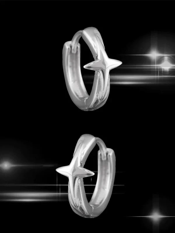ear-piercing-jewelry-sliver-star-ear-cuffs-2 ear jewellery