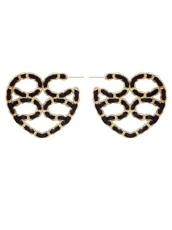 ear-piercing-jewelry-unique-heart-ear-studs-2 vintage earrings