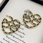 ear-piercing-jewelry-unique-heart-ear-studs-4 vintage earrings