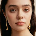 esarrings-fashion-long-line-shape-3 gold ear studs