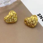 heart-shaped-earrings-with-zircon-2 cute earrings