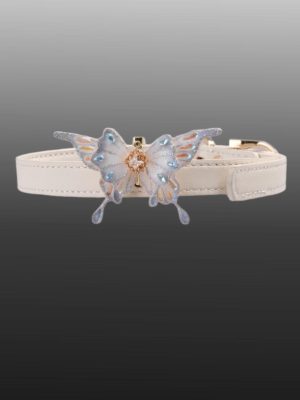 leather-choker-white-butterfly-collar-1 choker necklaces
