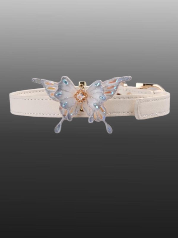 leather-choker-white-butterfly-collar-1 choker necklaces