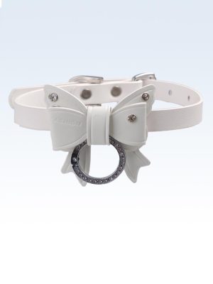 leather-subculture-choker-cute-bow-collar-1 choker necklaces
