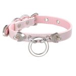 leather-subculture-choker-pink-collar-1 choker necklaces
