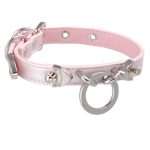 leather-subculture-choker-pink-collar-3 choker necklaces