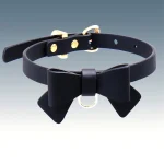 luxury-leather-cute-bow-choker-1 cute choker