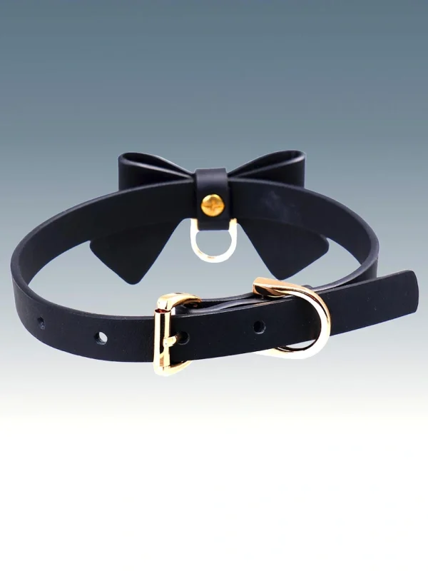 luxury-leather-cute-bow-choker-2 cute choker