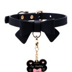 luxury-leather-cute-pendant-choker-1 cute choker