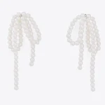 pearl-earrings-cute-bow-3 cute earrings
