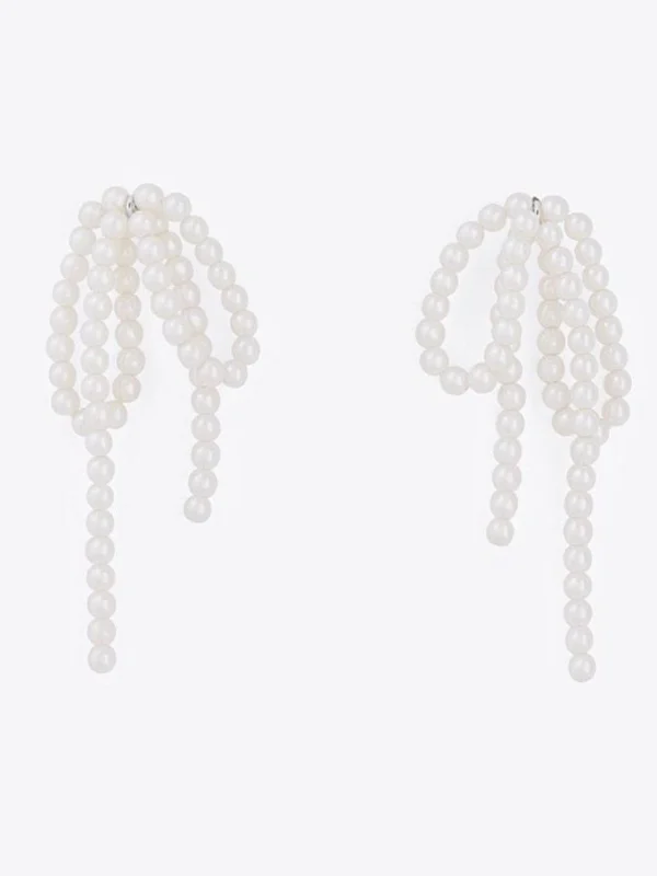 pearl-earrings-cute-bow-3 cute earrings