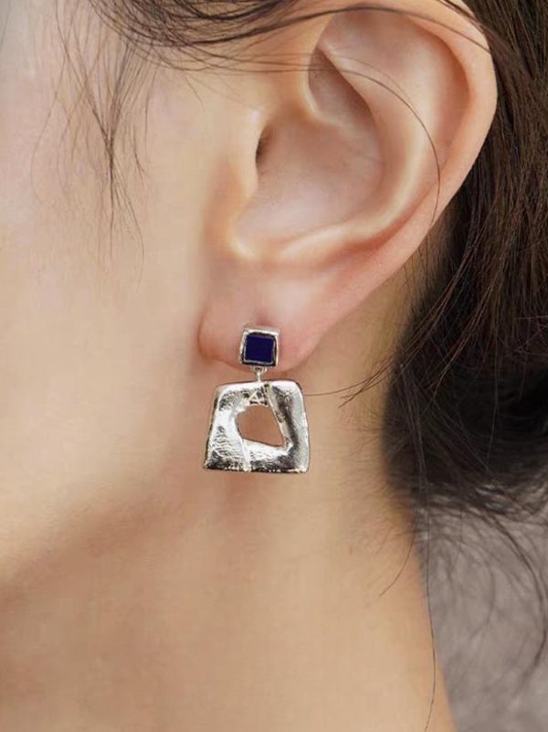 sliver-earrings-irregualr-geometric-1 basic earrings